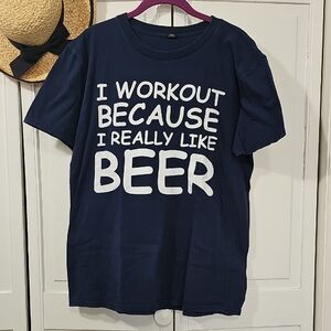 Anvil Navy Blue Short Sleeve Tee